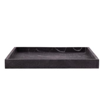 sort marmorfat kvadratisk 