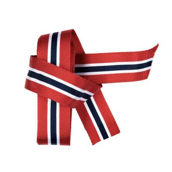 satengbånd norsk flagg