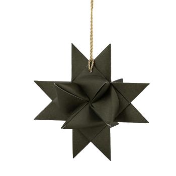Papirstjerne 3D 2pk grønn