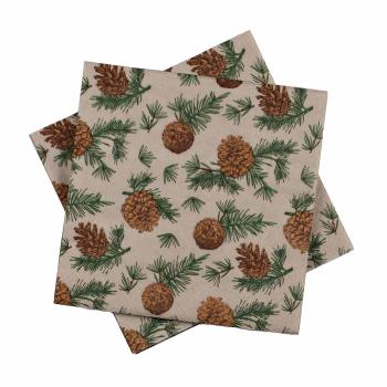 Serviett Kongle Beige