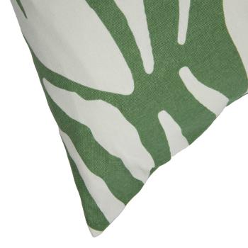 grønn pute i sebramønster