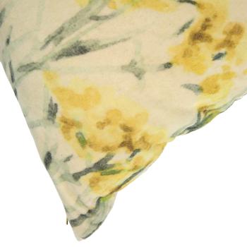 Detaljer solhatt blomster putetrekk