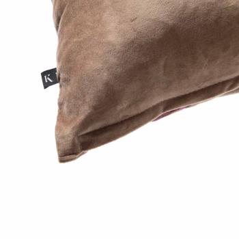 Putetrekk velur striper 48x48 cm nærbilde bak