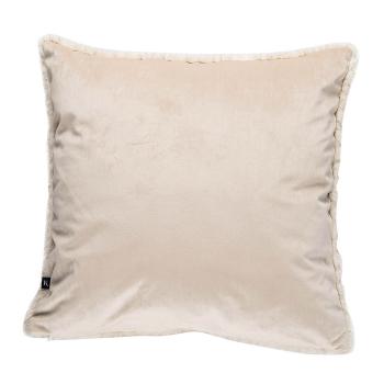 Putetrekk Fake fur grafisk 48x48 cm bakside