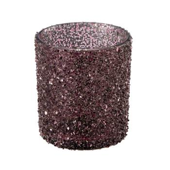 Telysholder Glitter burgunder