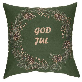 Putetrekk God Jul krans 48x48 cm