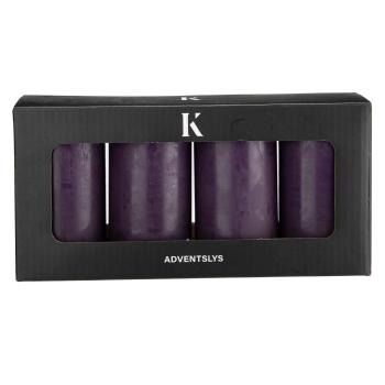 Kubbelys trekt 4-pk lilla
