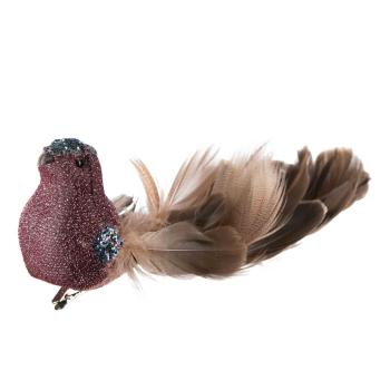 Fugl på klype Glam rosa