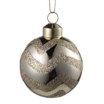 Julekule glitre gull