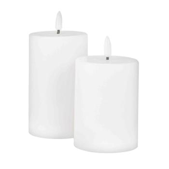 Kubbelys LED hvit i størrelse 12,5 og 15 cm