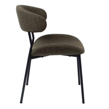 Spisestol Evi grønn fra siden