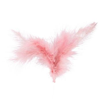 Fjær 5 pk rosa