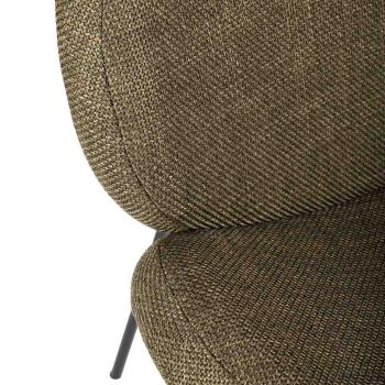 Loungestol Konrad grønn nærbilde