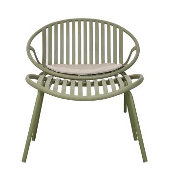 Utestol Lena i grønn forfra