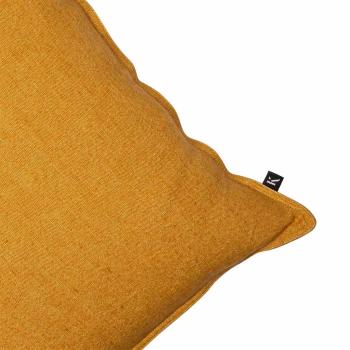 Putetrekk Daisy 48x48cm sennep nærbilde