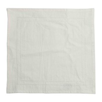 Serviett Molly hvit brettet ut 