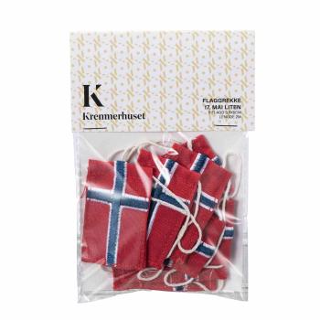 Flaggrekke 17. Mai liten 8 flagg