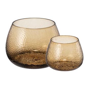 Telysholder Glimre to størrelser karamell