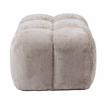 Puff Clair 90cm med chenille stoff