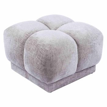 Puff Cloudy chenille grå