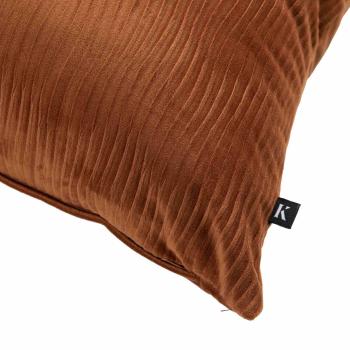 Putetrekk Waves 48x48cm rust nærbilde