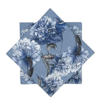 Serviett Hydrangea Blå