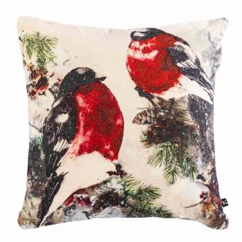 Putetrekk velur Dompap skog 48x48cm