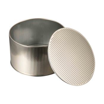 Kakeboks 2pk gull liten åpen