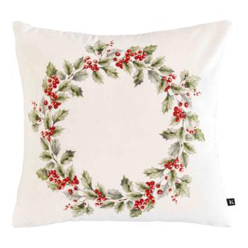 Putetrekk velur Julekrans 48x48cm med motiv