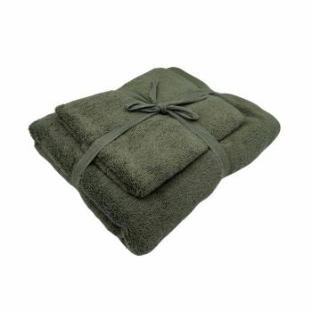 Håndklesett 2 pk grønn