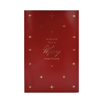 Kort Merry Christmas rød