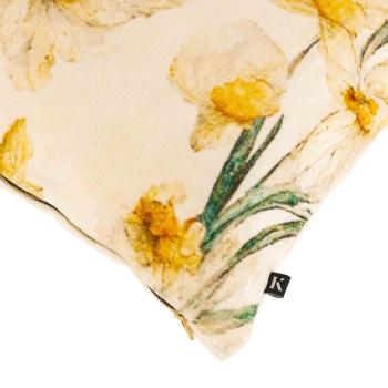 Putetrekk Velur Påskelilje 48x48 cm nærbilde