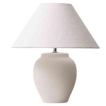 Bordlampe Gina 34 cm hvit