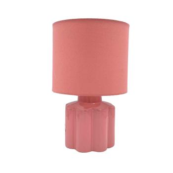 Bordlampe Flower 25 cm rosa