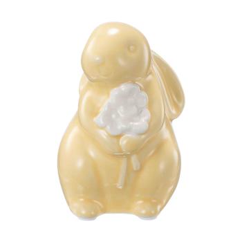 Dekorhare gil med hvit blomst