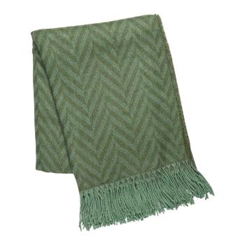 Pledd ZigZac 130x170 cm grønn