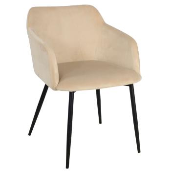 Spisestol Levi velur beige