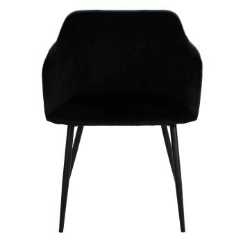 Spisestol Levi velur sort