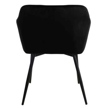 Spisestol Levi velur sort