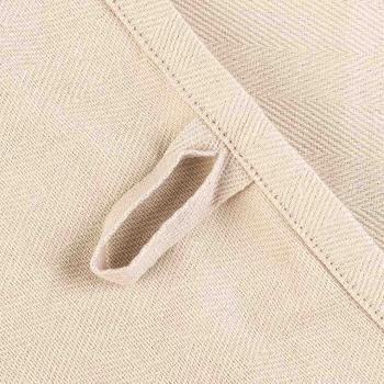 Kjøkkenhåndkle Georg oliven nærbilde