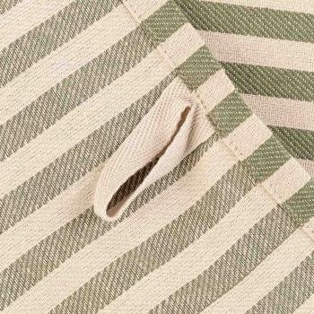 Kjøkkenhåndkle Georg oliven nærbilde