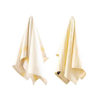 Kjøkkenhåndkle Georg 50x70 sett gul