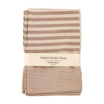 Kjøkkenhåndkle Georg 50x70 sett taupe