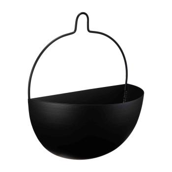 Veggpotte Lia 29 cm sort