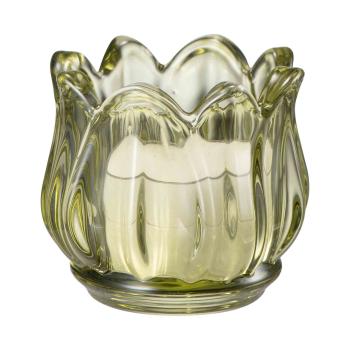 Telysholder FLora 5,5cm grønn med telys