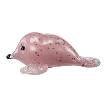 Dekorfigur Sel rosa