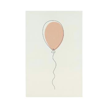 Stående kort Ballong rosa