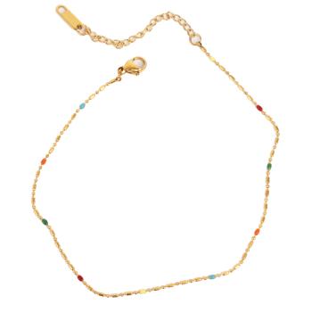 Anklet med emalje, G