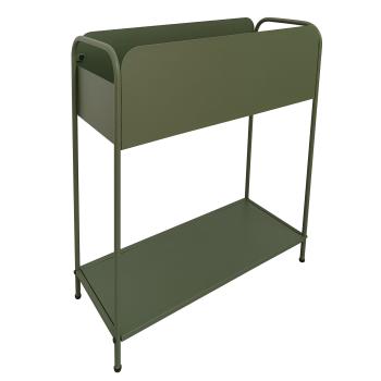 Plantekasse 60 cm metall grønn