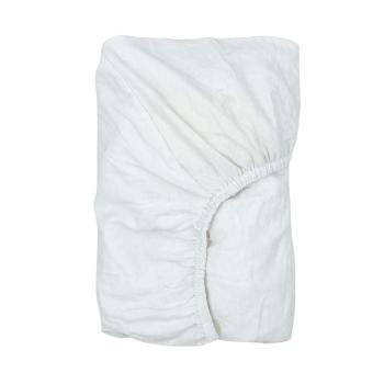 Jersey laken 90x200 cm hvit